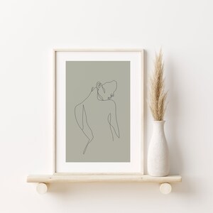 Woman Line Art, Woman Body Wall Art, Female Line Art, Single Line Wall Art, One Line Art Print, Woman Drawing, Female Illustration Printable