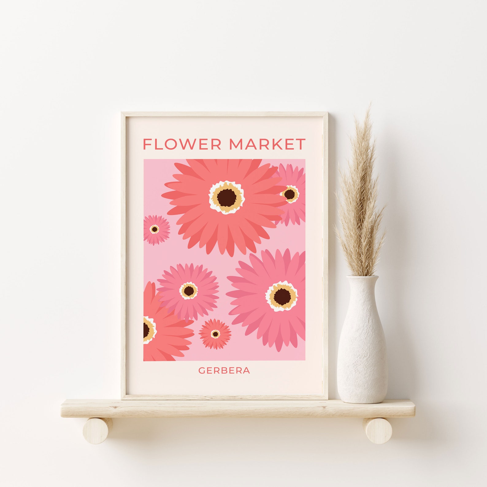 Colorful boho wall art retro art print digital download set etsy