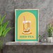 Printable Iced Tea Print, Trendy Funky Wall Art - Etsy