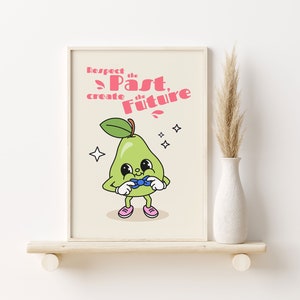 Retro Quote Print, Positivity Print, Colorful Trendy Print, Printable Wall Art, Positivity Quote Wall Art, Kids Room Decor