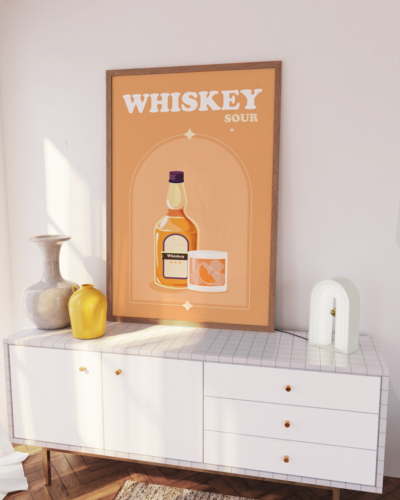 Trendy Bar Cart Art Modern Home Bar Wall Art Alcohol Wall Etsy