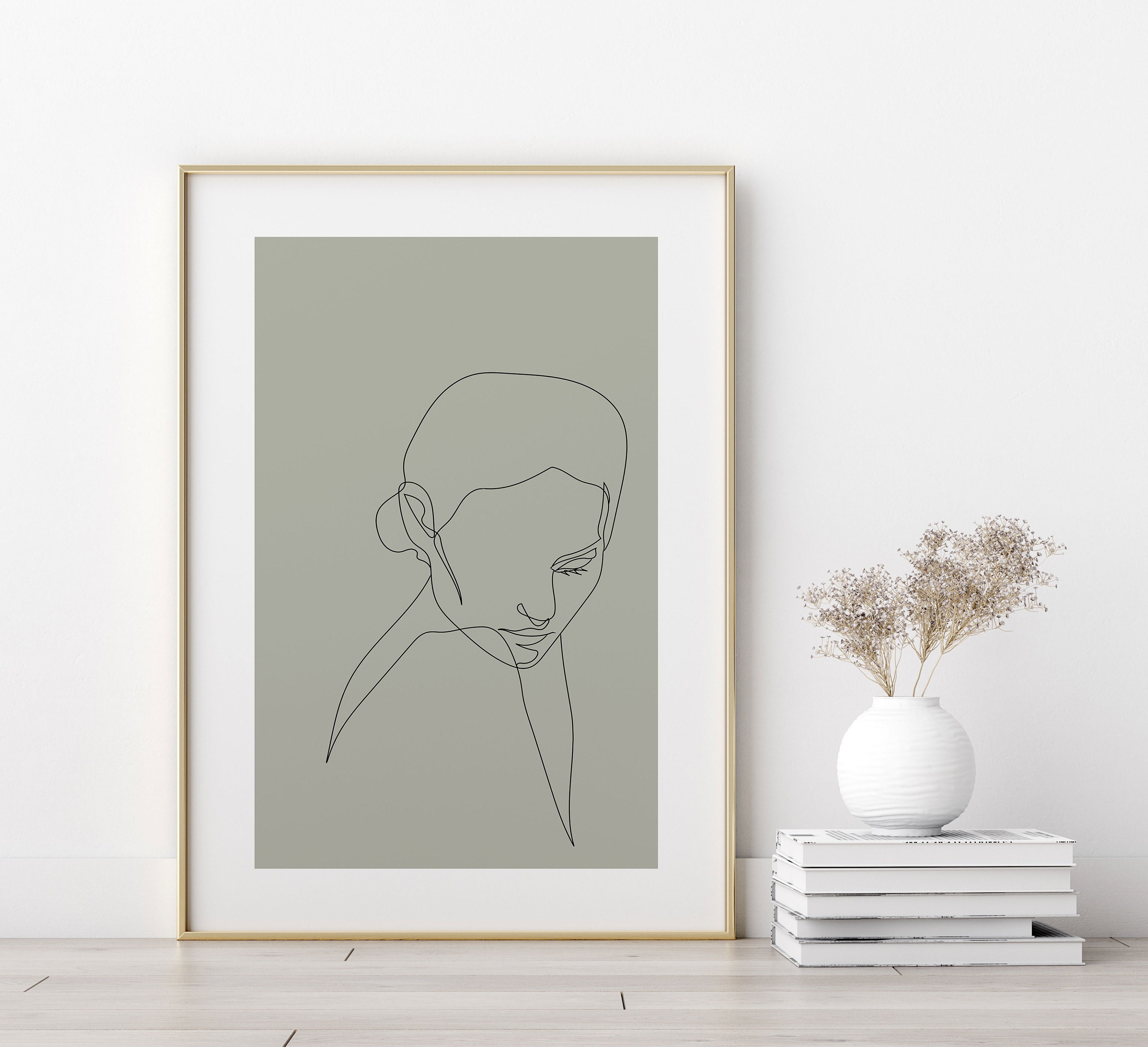 Line Art Single Line Wall Art One Line Art Print | Etsy