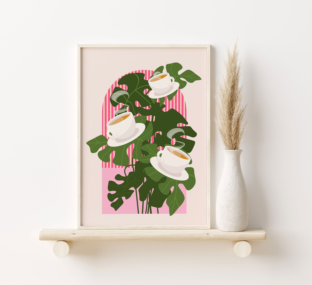 Funky Wall Art Colorful Trendy Wall Art Fun Kitchen Decor Etsy