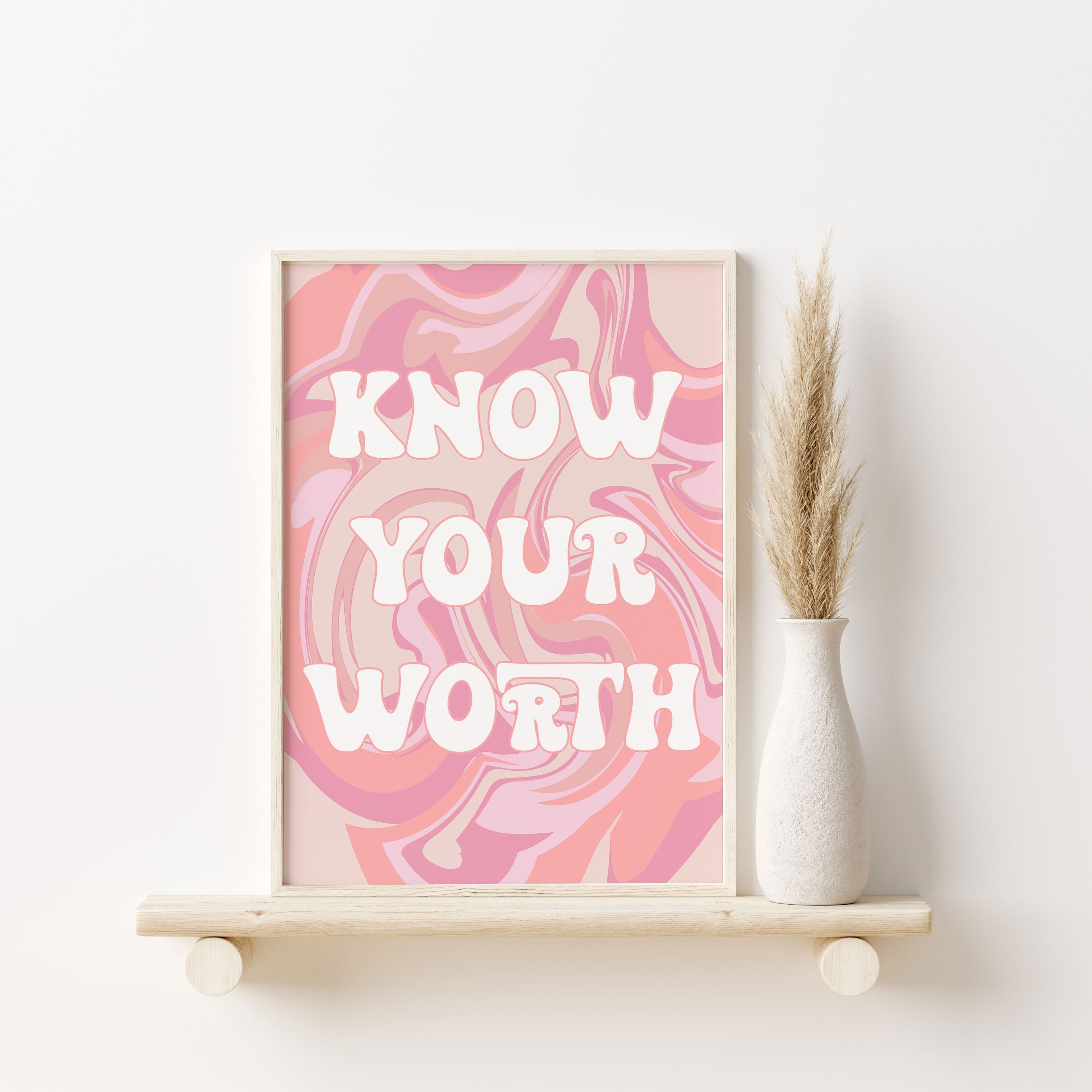 Cute Pink Quote Poster, Motivational Quote Print, Trendy Preppy Pink Poster  Print, Retro Text Poster, Large Wall Art Above Bed Home Decor - Etsy, image size:2850x2850