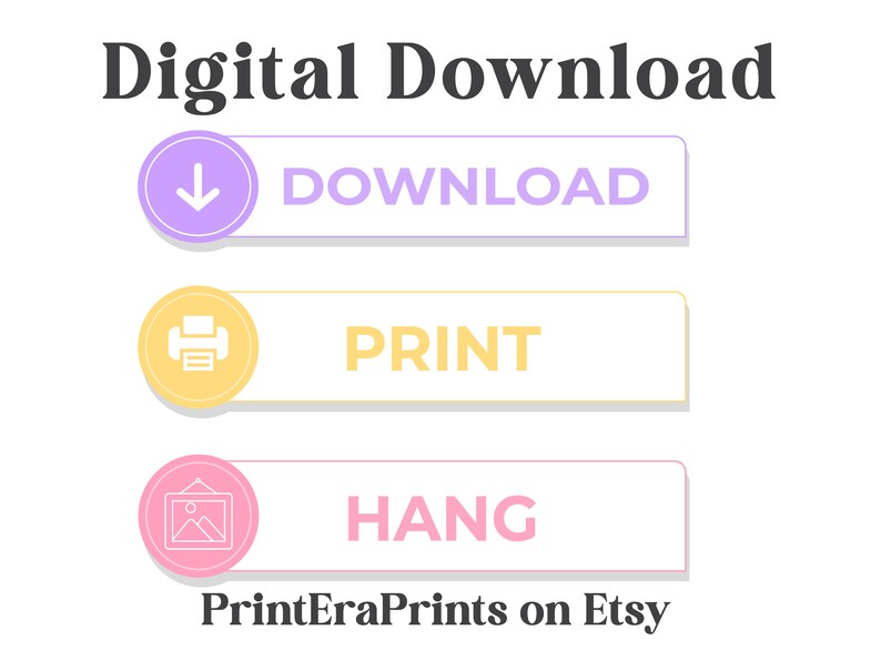 Cute Wall Art, Funky Gallery Wall Set of 2 Prints, Trendy Retro Wall Art, Apartment Decor, Bright Colorful Print, Lucky You Card image 5