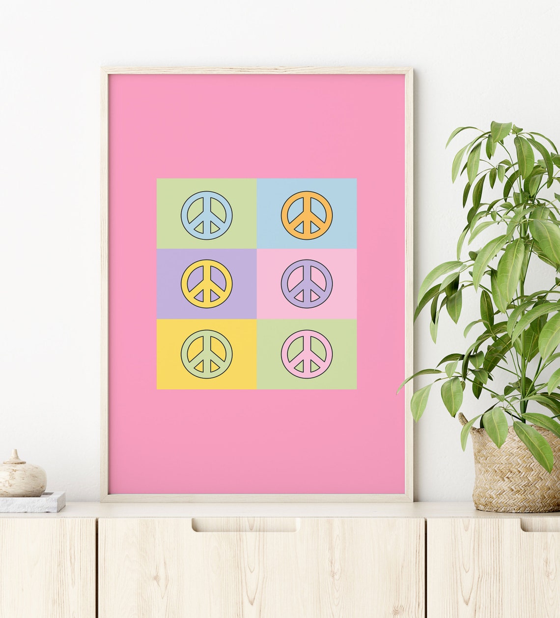 Trendy Gallery Wall Prints Retro Art Print Bundle Set of 6 Etsy