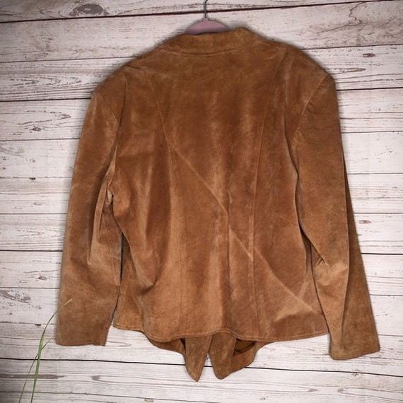 Vtg Outlaws Leather Fashions 100% leather jacket L - image 4