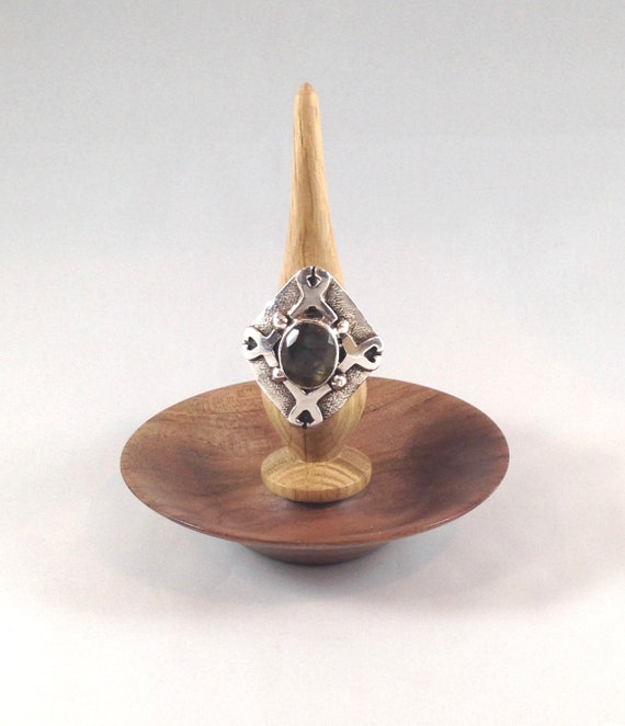 Labradorite Sterling Silver Bold Statement Ring B… - image 2