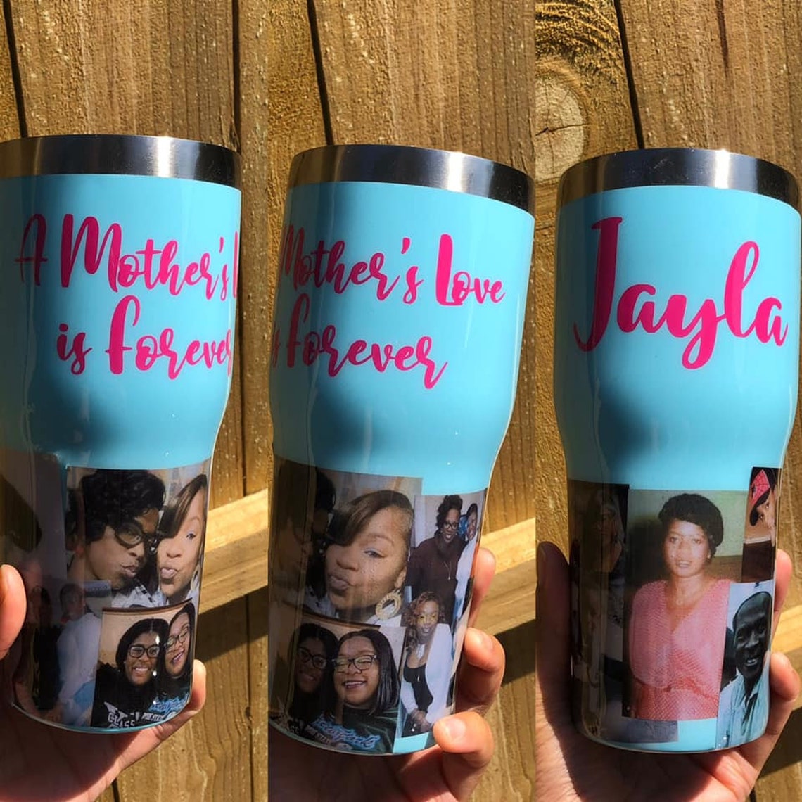 Photo Tumbler Custom Photo Tumbler Tumbler Etsy