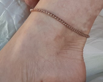 Copper Anklet - Venice -