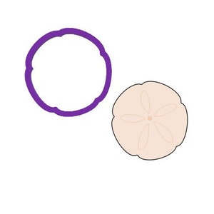Sand Dollar Cookie Cutter - Summer Cookie Cutters - Beach Cookie Cutters - Cookie Cutters - Fondant Cutters - Cutters