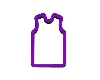 Basketball Jersey - Basketball Cookie Cutters - Sports Cookie Cutters - Fathers Day Cookie Cutters - Athlete Cookie Cutters - Cookie Cutters
