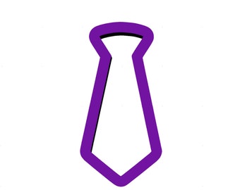 Tie Cookie Cutter - Neck Tie Cookie Cutter - Fathers Day Cookie Cutters - Fondant Cutters - Polymer Clay Cutters - Dress Tie Cookie Cutter
