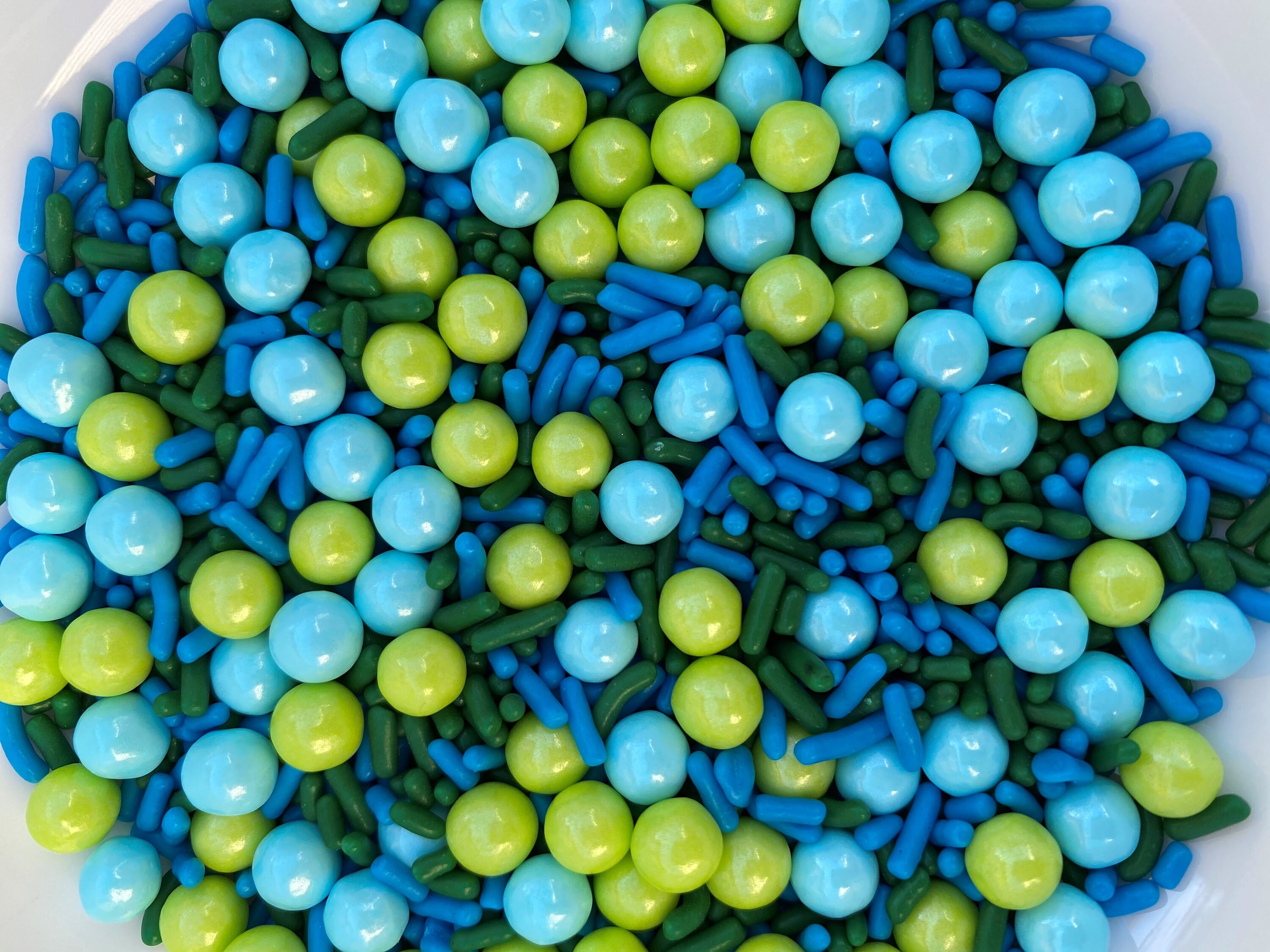 Blue and Green Sprinkle Mix Blue Sprinkles Green Sprinkles Etsy