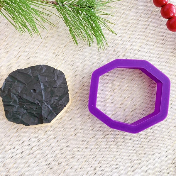 Coal Cookie Cutter - Lump of Coal Cookie Cutter - Christmas Cookie Cutters - Winter Cookie Cutters - Holiday Cookie Cutters
