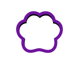 Paw Print Cookie Cutter - Animal Cookie Cutters - Fondant Cutters - Cookie Cutters - Polymer Clay Cutters - Clay Jewelry Cutters - Cutters