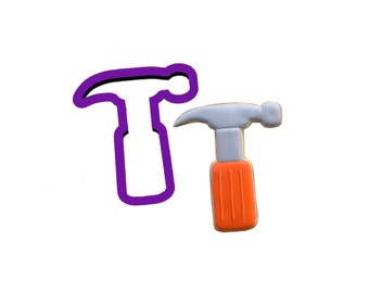 Hammer Cookie Cutter - Tools Cookie Cutters - Fathers Day Cookie Cutters - Construction Cookie Cutters - Craft Cutters - Cookie Cutters