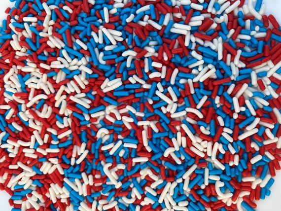 Patriotic Jimmies Sprinkle Mix Jimmies Sprinkle Mix 4th of - Etsy Norway