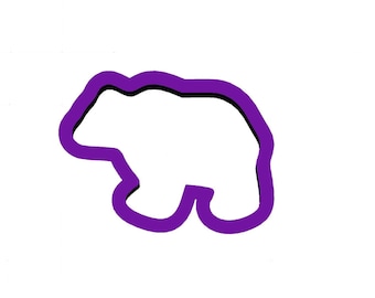 Bear Cookie Cutter - Zoo Cookie Cutters - Animal Cookie Cutters - Fondant Cutters - Cookie Cutters - Polymer Clay Cutters - Jewelry Cutters