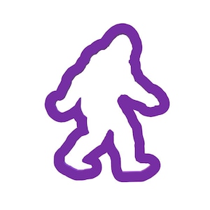 Bigfoot Cookie Cutter - Animal Cookie Cutters - Fondant Cutters - Cookie Cutters - Polymer Clay Cutters - Clay Jewelry Cutters - Cutters