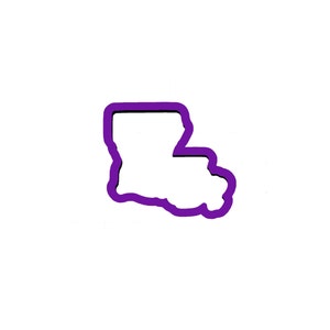 Louisiana Cookie Cutter - State Cookie Cutters - United States Cookie Cutters - Travel Cookie Cutters - Polymer Clay Cutters - State Cookies
