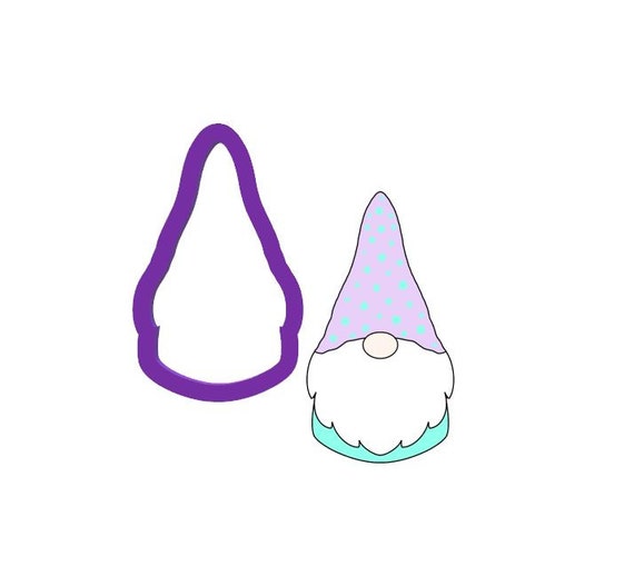 Gnome Cookie Cutter Garden Gnome Cookie Cutters Easter Etsy