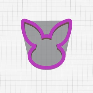 Bunny Rabbit Head Cookie Cutter - Easter Cookie Cutters - Spring Cookie ...