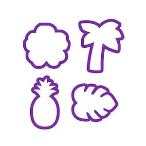 Tropical Cookie Cutter Set  - Summer Cookie Cutters - Beach Cookie Cutters - Cookie Cutters - Sugar Cookie Cutters