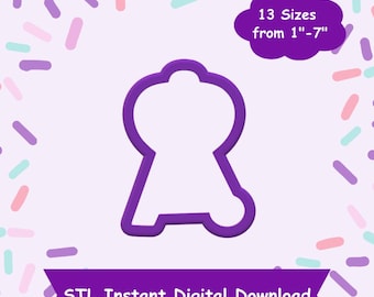 Cortador de galletas para barbacoa STL Descarga digital - Descarga digital instantánea STL para impresión 3D - Cortador de galletas para el día del padre STL - Cortador de galletas para parrilla