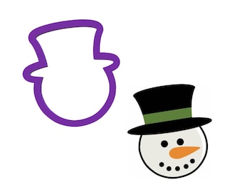 Details about / Snowman Winter Cookie Cutters Biscuit Dough Fondant Cutter Polymer Clay Jewelry