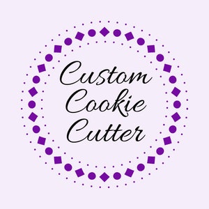 25 Bulk Custom Outline Only Cookie Cutters - Custom Cookie Cutters - Custom Made Cookie Cutters - Polymer Clay Cutters - Fondant Cutters