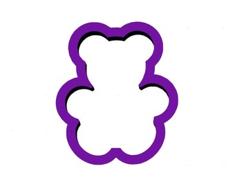 Teddy Bear Cookie Cutter - Animal Cookie Cutters - Fondant Cutters - Cookie Cutters - Polymer Clay Cutters - Clay Jewelry Cutters - Cutters