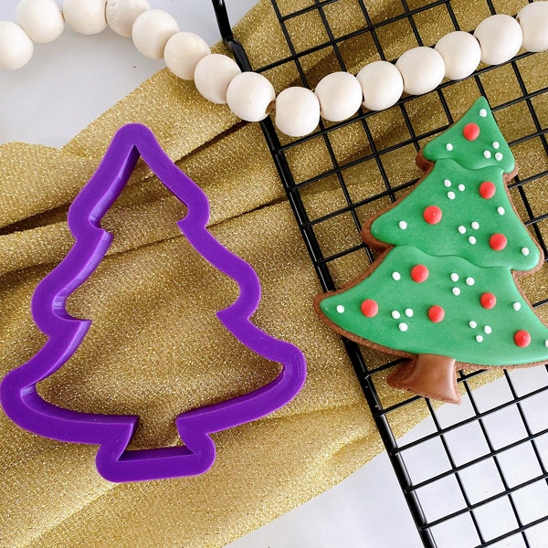 Christmas Tree Cookie Cutter - Tree Cookie Cutter - Christmas Cookie Cutters - Winter Cookie Cutters - Holiday Cookie Cutters - Clay Cutters