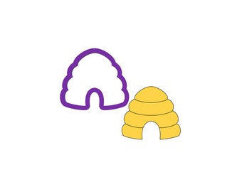 Beehive Cookie Cutter - Spring Cookie Cutters - Animal Cookie Cutters - Easter Cookie Cutters - Bee Cookie Cutter - Cute Cookie Cutters
