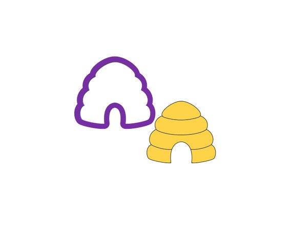Beehive Cookie Cutter - Spring Cookie Cutters - Animal Cookie Cutters - Easter Cookie Cutters - Bee Cookie Cutter - Cute Cookie Cutters