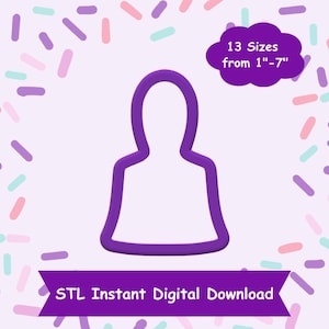 Paint Brush Cookie Cutter STL Digital Download - STL Instant Digital Download for 3D Printing - Art Cookie Cutter STL