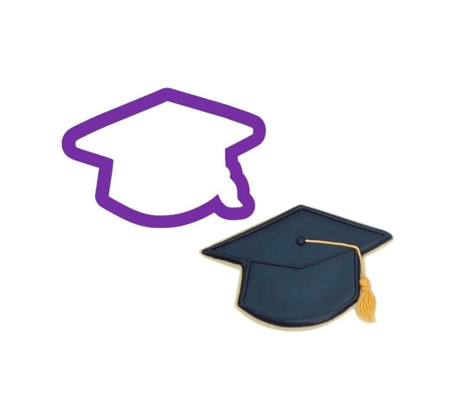 Graduation Cap Cookie Cutter Graduation Cookie Cutters Etsy