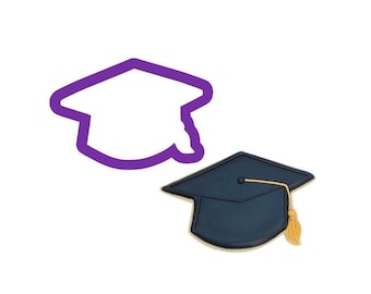 Graduation Cap Cookie Cutter - Graduation Cookie Cutters - School Cookie Cutters - Teacher Cookie Cutters - Fondant Cutters - Clay Cutters