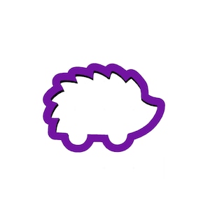 Hedgehog Cookie Cutter - Animal Cookie Cutters - Fondant Cutters - Cookie Cutters - Polymer Clay Cutters - Clay Jewelry Cutters - Cutters