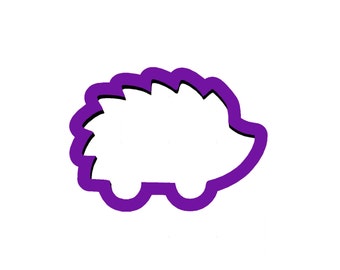 Hedgehog Cookie Cutter - Animal Cookie Cutters - Fondant Cutters - Cookie Cutters - Polymer Clay Cutters - Clay Jewelry Cutters - Cutters