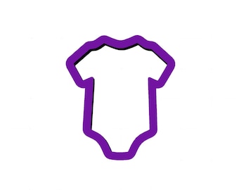 Onesie Cookie Cutter - Baby Cookie Cutters - Cookie Cutters - Polymer Clay Cutters - Fondant Cutters - Craft Cutters
