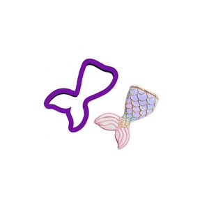 Mermaid Tail Cookie Cutter - Mermaid Fin Cookie Cutter - Beach Cookie Cutters - Ocean Cookie Cutters - Sea Cookie Cutters - Cookie Cutters