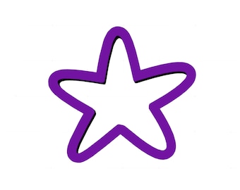 Starfish Cookie Cutter - Summer Cookie Cutters - Beach Cookie Cutters - Animal Cookie Cutters - Cookie Cutters - Polymer Clay Cutters