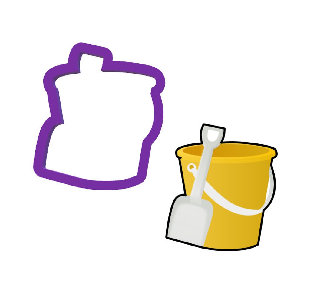 Sand Bucket With Shovel Cookie Cutter Summer Cookie Cutters Beach