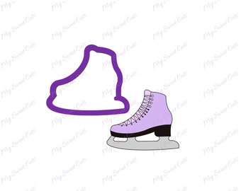 Ice Skate Cookie Cutter - Skating Cookie Cutters - Polymer Clay Cutters