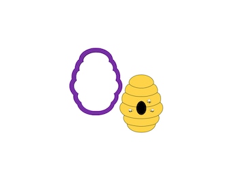 Beehive #3 Cookie Cutter - Spring Cookie Cutters - Animal Cookie Cutters - Easter Cookie Cutters - Bee Cookie Cutter - Cute Cookie Cutters