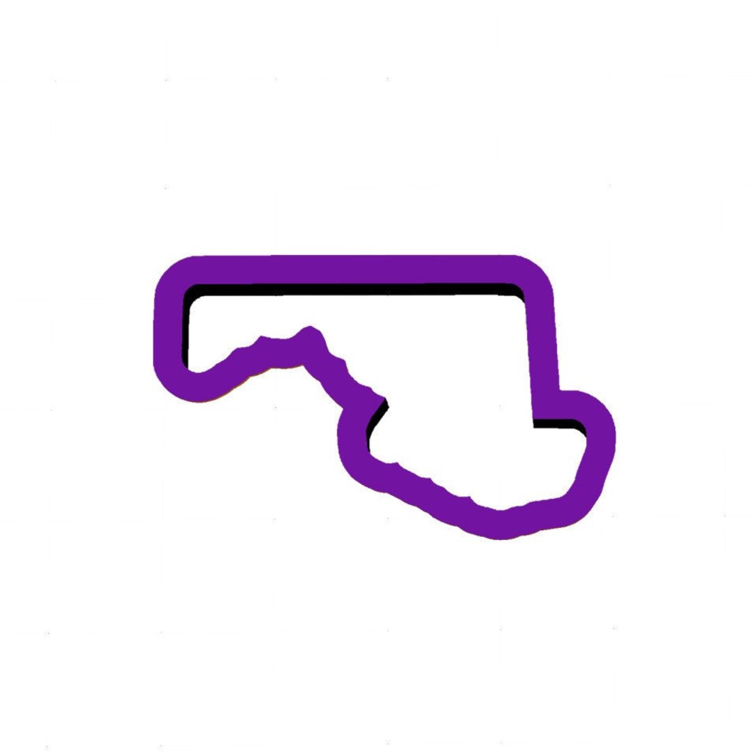 Maryland Cookie Cutter State Cookie Cutters United States Etsy