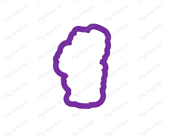 Lake Tahoe Cookie Cutter - Lake Cookie Cutters - United States Cookie Cutters - Travel Cookie Cutters - Polymer Clay Cutters - State Cookie