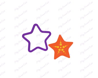 Starfish #2 Cookie Cutter - Summer Cookie Cutters - Beach Cookie Cutters - Animal Cookie Cutters - Cookie Cutters - Polymer Clay Cutters