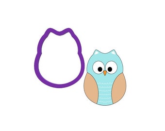 Owl Cookie Cutter - Animal Cookie Cutters - Forest Animal Cookie Cutters - Fondant Cutters - Zoo Cookie Cutters - Cute Cookie Cutters